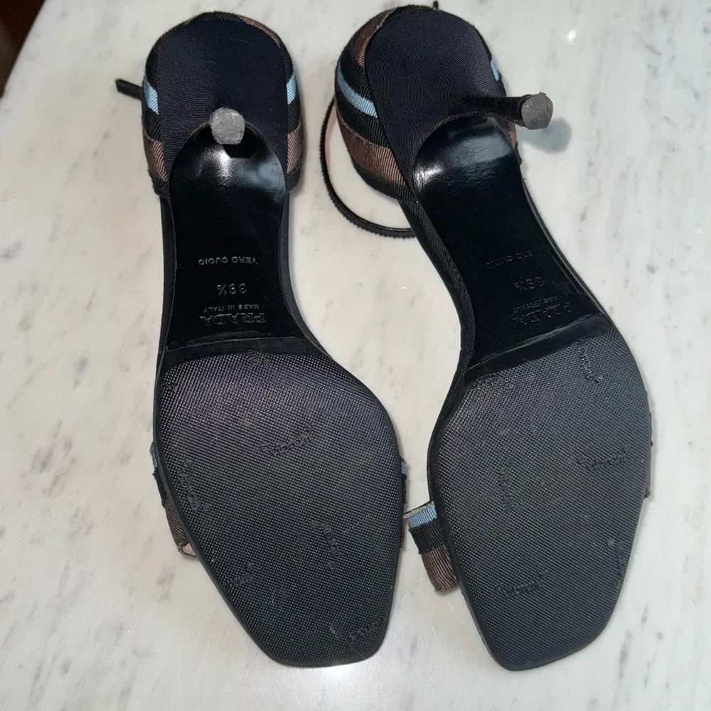 Prada - Vintage Grosgrain Heel (size 9/39.5) - Picture 5 of 6